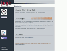 Tablet Screenshot of jugkoeln.de